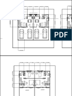 Residential floor plan layout and sections