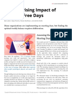 The Surprising Impact of Meeting Free Days