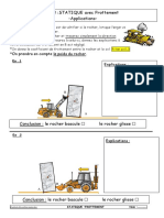 M03:STATIQUE Avec Frottement - Applications-: On Prendra en Compte Le Poids Du Rocher. Explications