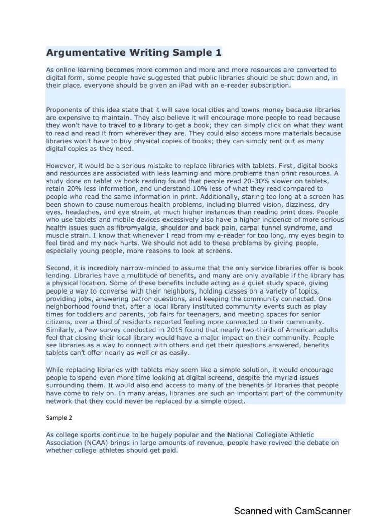 Non fiction writing samples | PDF