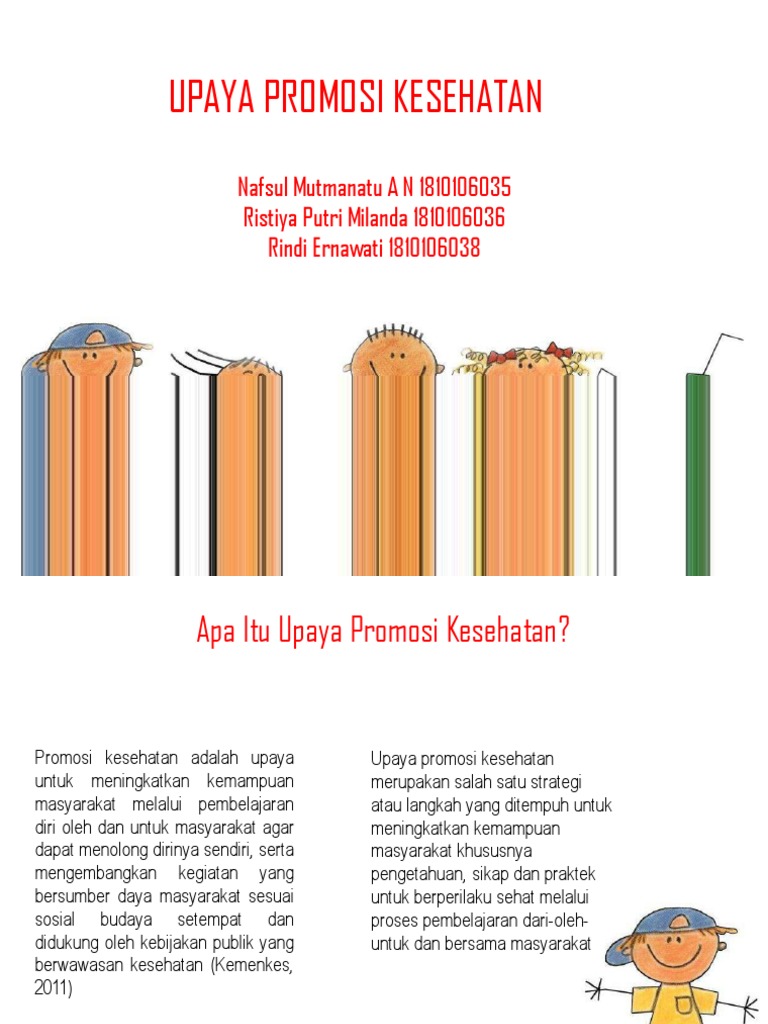 Kel.11 - Upaya Promosi Kesehatan | PDF