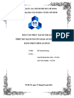 Báo Cáo Thực Tập Kĩ Thuật Thiết Kế Mạch Nguồn Giảm Áp Đơn Giản Bằng Phần Mềm Altium