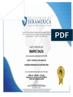 Mario Daza: Con Documento de Identidad No 80157328