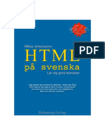 HTML (In Swedish)