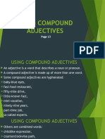 USING COMPOUND ADJECTIVES