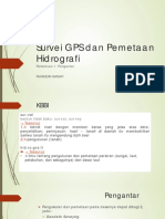 Survei GPS Dan Pemetaan Hidrografi: Pertemuan 1: Pengantar Fahrudin Hanafi