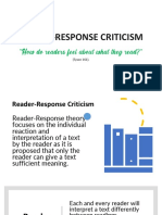 Melc 7 Reader Response Criticism