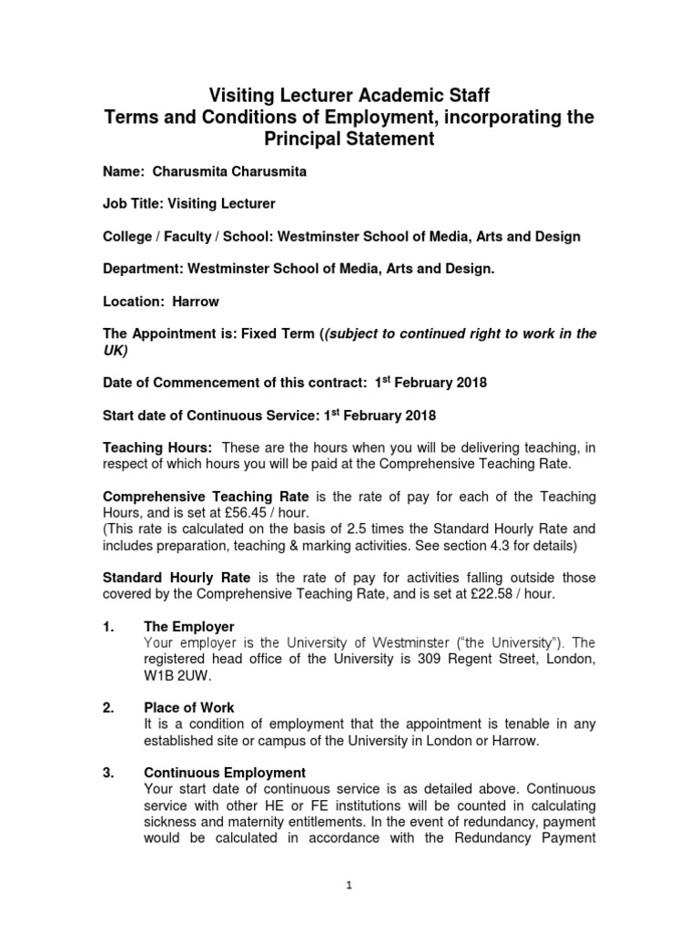 PTVL Contract 2018 PDF Employment Patent
