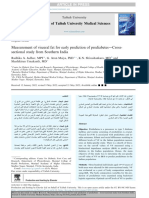 Measurement of Visceral Fat For Early Prediction of Prediabetesdcross Sectional Study From Southern India