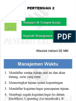 Pertemuan 2: Manajer Di Tempat Kerja