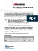 BIM Certificate Program Course Catalog