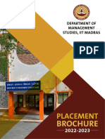 DoMS Placement Brochure 2022-23