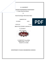 K L University Freshman Engineering Department: A Project Based Lab Report On