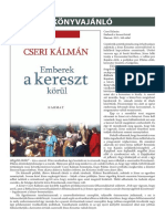Könyvajánló: Cseri Kálmán: Emberek A Kereszt Körül Harmat, 2013, 160 Oldal