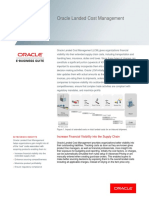 Oracle Landed Cost Management: Increase Financial Visibility Into The Supply Chain