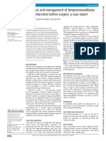 Diagnosis and Management of Temporomandibular