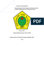 Laporan Praktikum Fundamental Programming Arduino - Muhamad Iqbal P - E312111008
