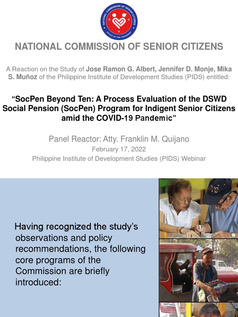 SocPen Program Overview and Updates | PDF