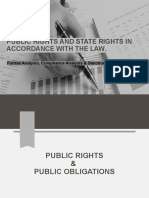 PUBLIC RIGHTS AND OBLIGATIONS UNDER LAW