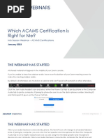 Which ACAMS Certification Is Right For Me - EN - Original. Updated