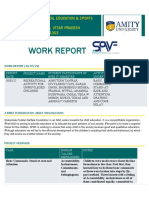 Work Report Human Values