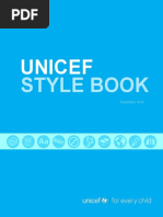 Unicef: Style Book