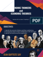 Economic Thinkers and Economic Theories