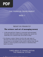 Financial Management (Preliminary Term)