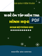 18 DE ON TAP KIEM TRA CHUONG 3 - Hinh Hoc 11 - QUAN HE VUONG GOC