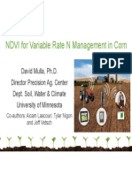 VRN NDVI For Corn N Management Wisconsin Feb 2018