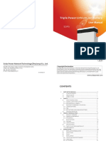 Triple Power Lithium-Ion Battery User Manual: Solax Power Network Technology (Zhe Jiang) Co,. LTD