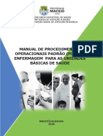 Manual de Procedimentos Operacionais Padrão (Pop) de Enfermagem para As Unidades Básicas de Saúde