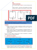 Chap2-La Tension Électrique I) Adaptation D'un Récepteur À Un Générateur Voltmètre V