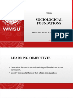 Sociological Foundations