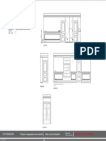 Pasillo ESC. 1/100: Exterior Flat - Corridor