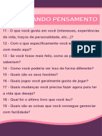 Autoconhecimento e interesses pessoais