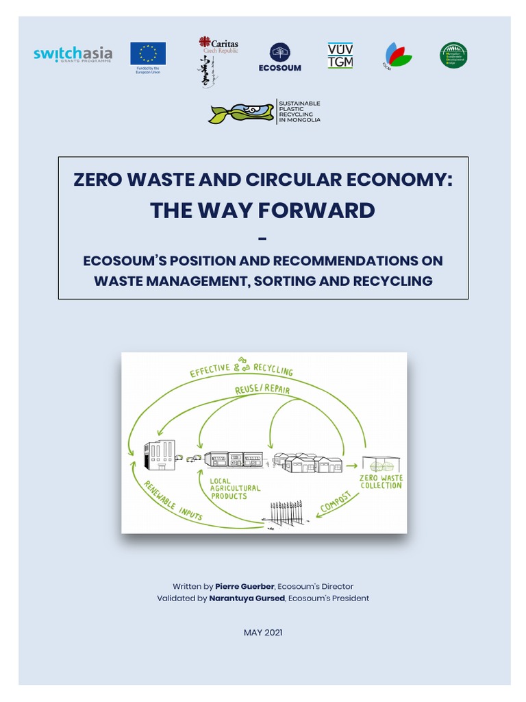 Zero Waste Circular Economy PDF Recycling Reuse