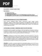 Recurso de Amparo Incumplimiento de Leyes