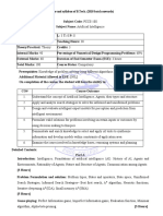 Scheme and Syllabus of B.Tech. (2018 Batch Onwards)