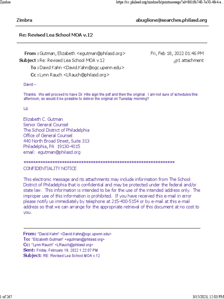 Revised Lea School MOA Coordination | PDF | Attorney–Client Privilege ...