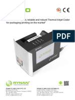 Reliable Thermal Inkjet Coder for Packaging Printing