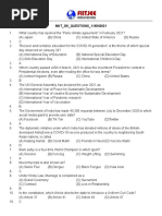 Mat GK Questions 11-09-21