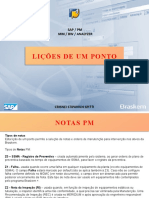 SAP PM Notas e Ordens de Manutenção