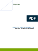 Informe 2009 Semestre1 INFORMATICA