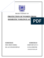 Women and Human Rights Project - Protection of Women From Domestic Violence Act