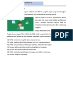 Pengertian Microsoft Excel "Microsoft Excel Adalah Program Aplikasi Spreadsheet Pengolah Angka Yang Dikembangkan