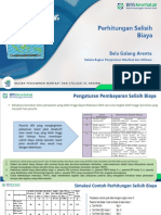 Perhitungan Selisih Biaya: Bela Galang Arenta