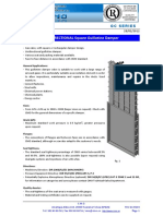 Unidirectional Square Guillotine Damper Specifications