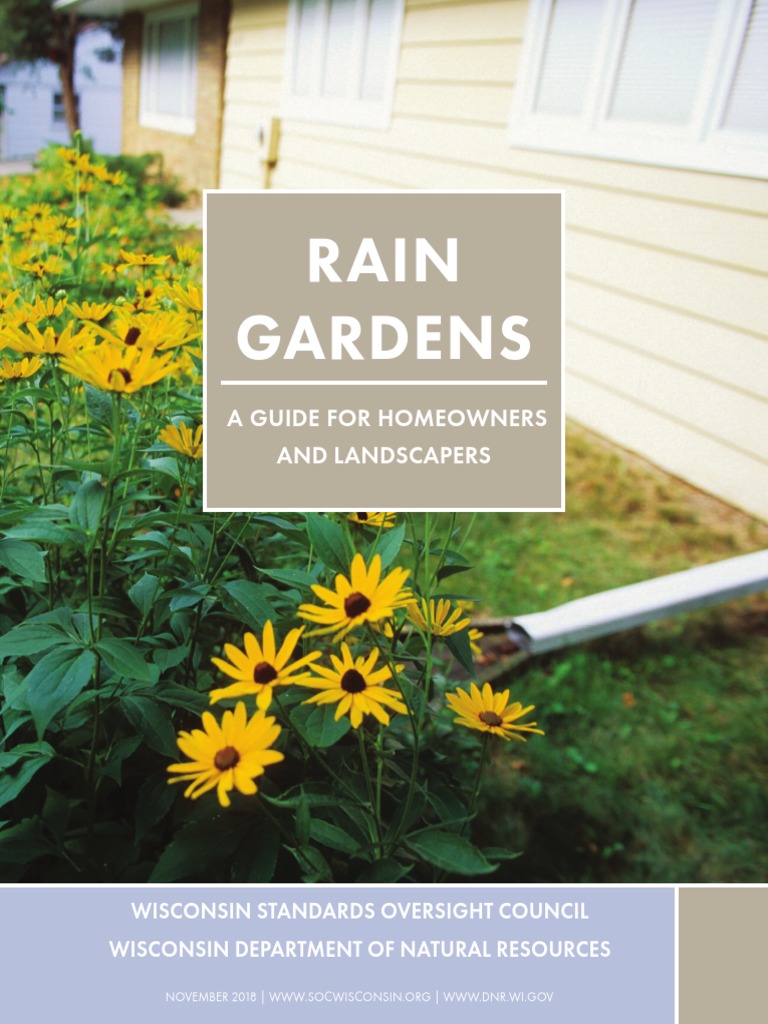 Rain Garden Manual PDF Stormwater Mulch