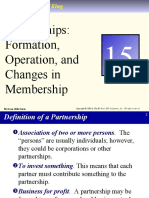 Partnerships: Formation, Operation, and Changes in Membership